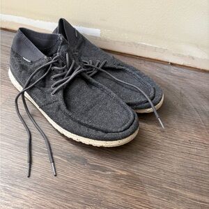 Men's Casual Chukka Moccasin in Charcoal Gray